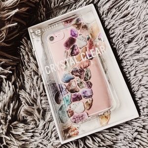 UO Clear Crystals iPhone Case NWT